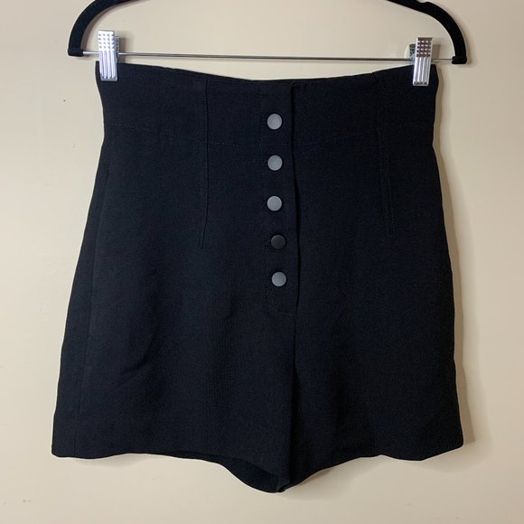 Wilfred Pants - WILFRED Le Fou High Waisted Black Dress Shorts Size 6